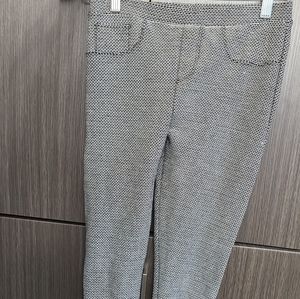 Bebe tweed metallic leggings